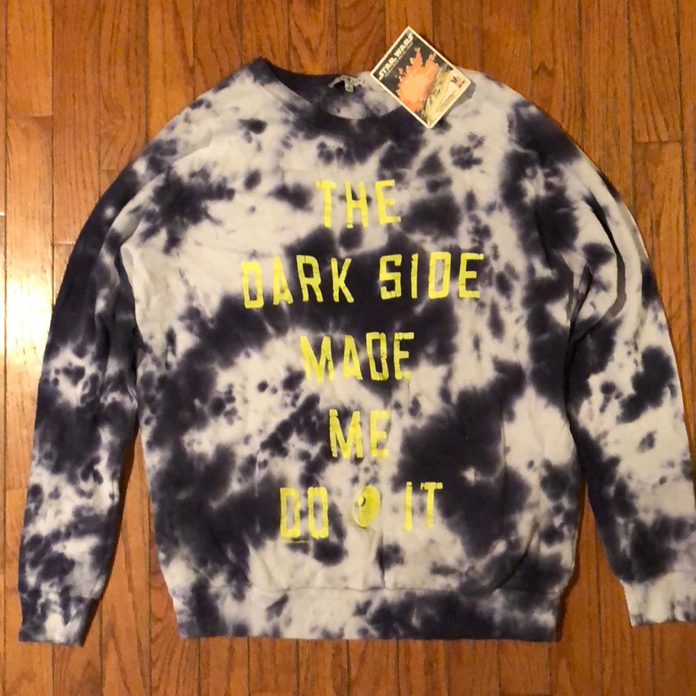 Women’s Junk food tie dye Star Wars sweatshirt